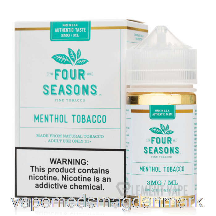 Vape Uden Nikotin Menthol Tobak - Fire Sæsoner - 60ml 3mg